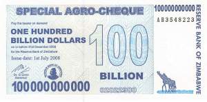 100 Billion Dollars Zimbabwe p.64 2008